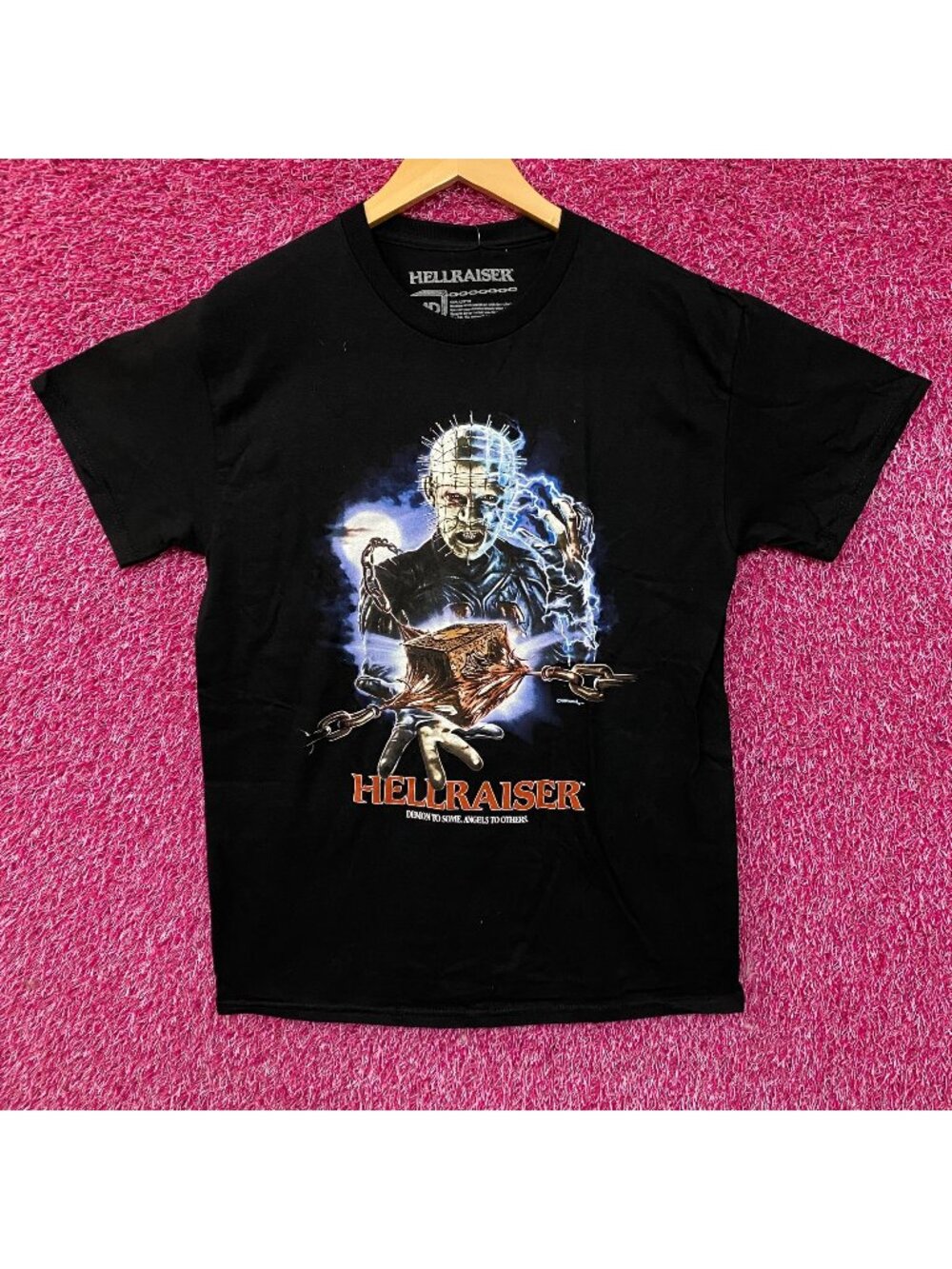 Hellraiser Pinhead Demon to Some Angel to Others Graphic T-Shirt Medium